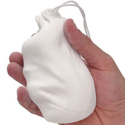 Literal Savage No Mess Climbing Chalk Ball for Lifting, Climbing, Gymnastics & Crossfit  Refillable Chalk Ball with Pure Magnesium Carbonate for Dry Hands & Better Grip  2.3 oz  White