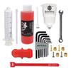 BleedZone Brake Bleed Kit for Shimano Brakes, Bycicle Hydraulic Brake Tool with 120ml Mineral Oil and Pro Syringe - Fits with Shimano Bike, Mountain Bike Brake Bleed Kit view 2