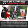 BleedZone Brake Bleed Kit for Shimano Brakes, Bycicle Hydraulic Brake Tool with 120ml Mineral Oil and Pro Syringe - Fits with Shimano Bike, Mountain Bike Brake Bleed Kit view 3