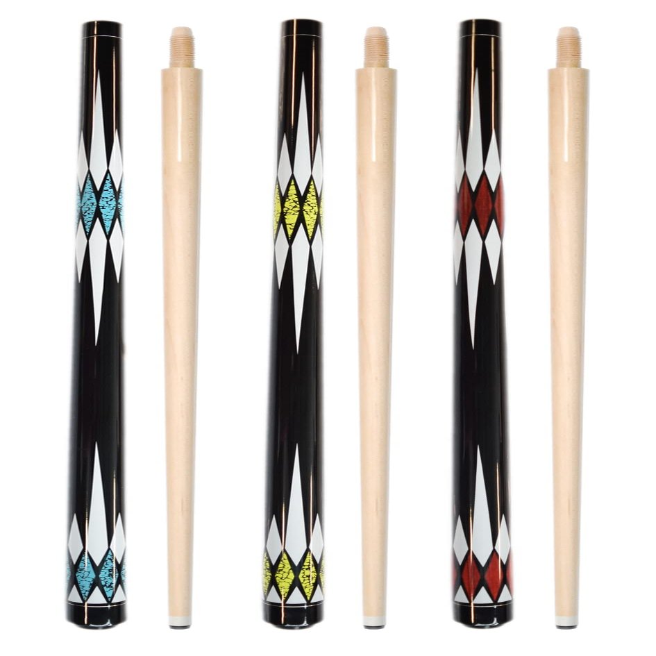 HAN'S DELTA Set of 3 Pool Cues New 58" Billiard House Bar Pool Cue Sticks (QJ-4~QJ-6)