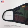 Cameleon Cover - MADE IN USA - Army Camo Fashion Face Mask Covering Washable Cotton Double Layer - 3 PACK (Army Collection) view 3