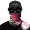 Obacle Seamless Bandana for Rave Face Mask Dust Wind Sun Protection Neck Gaiter Tube Mask Headwear Bandana for Women Men Festival Party Motorcycle Riding Outdoor (Starry Star Green Pink) view 2