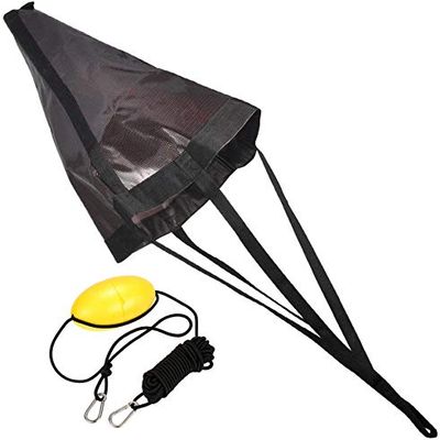 MOOCY Sea Anchor Drift Sock,24/32/42 Parachute Drift Anchor with Harness Buoy for Marine Boat/Yacht/Jet Ski/Inflatable/Power Boat/Sail Boat