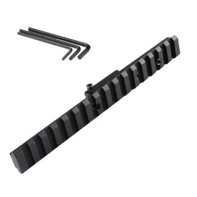Jnrtifow Mosin Nagant M44 M91/30 M38 M39 Top Picatinny Rail Scope Mount with 16 Slots for Rear Sight Scope Mount Base