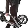 CMMC Adult Kick Scooter with Big Wheels and Disc Handbrake, Quick-Release Folding System - Dual Suspension System Commuter Scooter for Adults and Teens(Non-Electric)- Supports 220lbs view 1