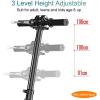 CMMC Adult Kick Scooter with Big Wheels and Disc Handbrake, Quick-Release Folding System - Dual Suspension System Commuter Scooter for Adults and Teens(Non-Electric)- Supports 220lbs view 3
