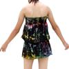 Full Funk Smock Bust and Waist Little Sexy Crop Dress, Small, Black/Yellow view 2