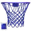 XXXYYY Blue Basketball Net Replacement Heavy Duty, 2022 Professional On-Court Quality [6.88Ounce], Fits Outdoor Indoor Standard 12 Loops Rim, All Weather Anti Whip view 1