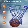 XXXYYY Blue Basketball Net Replacement Heavy Duty, 2022 Professional On-Court Quality [6.88Ounce], Fits Outdoor Indoor Standard 12 Loops Rim, All Weather Anti Whip view 2