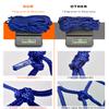 XXXYYY Blue Basketball Net Replacement Heavy Duty, 2022 Professional On-Court Quality [6.88Ounce], Fits Outdoor Indoor Standard 12 Loops Rim, All Weather Anti Whip view 3