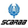 Imagnt Studio Set of 2 Boat Hull Vinyl Decals Graphics fits Scarab Boat Restoration Stickers. Size 36 x 21.5 inches. Sky Blue & Black Color view 1