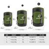 REDCAMP Compression Stuff Sack, Lightweight Sleeping Bag Compression Sack Great for Backpacking, Hiking and Camping, Army Green L view 4