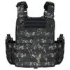 vAv YAKEDA Tactical Vest for Men Quick Release Outdoor Airsoft Vest Adjustable for Adults (Black) (Black CP) view 3
