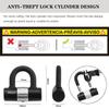 BIGLUFU Motorcycle Chain Locks, Heavy Duty Security Chains, 100cm Long, Cut Proof 12mm Square Chain with 4Keys U Lock for Motorbike, Bike, Generator, Gates, Bicycle, Scooter view 4