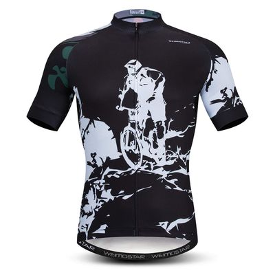 3D Lion Animal Men's Cycling Jersey Bike Shirt Quick-Dry Reflective,3-Pockets,S-3XL