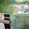 FULI Japanese Tatami Yoga Mat, Igusa Mat, Non Slip Exercise & Fitness Mats, Pilates & Floor Workouts, Made in Japan (1/4" Thick), Sakura Fuji view 3