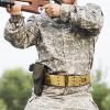 SMONT WW2 US Army M36 Pistol Battle Tactical Military Hunting Belt, 2" Wide WWII M1936 Webbing Belt 42" Long view 2