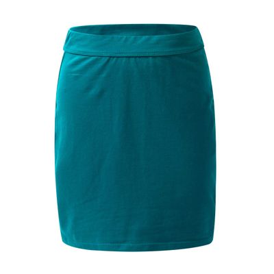 Agoky Kids Girls Lightweight Stretchy Knee Length Pull-On Pencil Skirts School Uniform Dancewear Teal 4