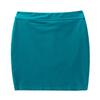 Agoky Kids Girls Lightweight Stretchy Knee Length Pull-On Pencil Skirts School Uniform Dancewear Teal 4 view 4