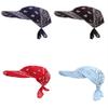 4Pcs Paisley Chemo Cancer Head Scarf Bandana Hat Outdoor Summer Golf Tennis Sun Visor Cap for Women Black view 1