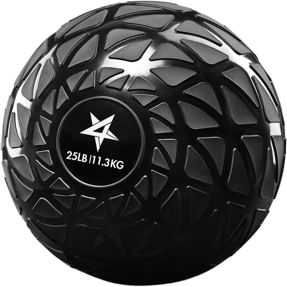 Yes4All Slam Balls, 10-40lb Medicine Ball Weight, Durable PVC Sand Filled Workout Dynamic Medicine Ball for Core Strengthen