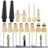 Life 15 PCS Air Valve Kit, Portable Pump Air Valve Converter Copper Valves Adapters DV SV AV Kit view 1