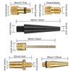Life 15 PCS Air Valve Kit, Portable Pump Air Valve Converter Copper Valves Adapters DV SV AV Kit view 3