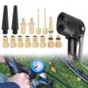 Life 15 PCS Air Valve Kit, Portable Pump Air Valve Converter Copper Valves Adapters DV SV AV Kit view 4