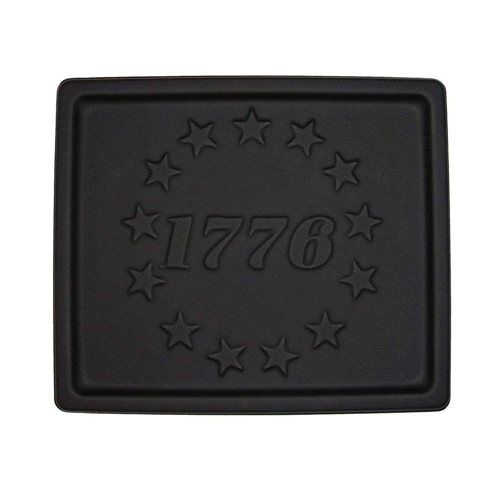 We The People Holsters - Betsy Ross Flag Patriotic EDC Kydex Dump Tray - Valet Tray for Men - EDC Organizer and Catch-All for Everyday Carry - Keys - Change - Phone (Black)