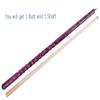 AB Earth 58" Pool Cue/Pool Stick Ergonomic Design Hardwood Canadian Maple 13mm Tip 18-21oz Billiard Cue B1SN, Purple 18oz view 2