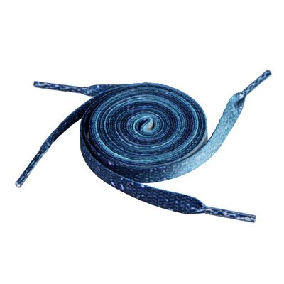 5Chaos Cool Printed Funny Shoelaces, Novelty Galaxy Patterned Shoe Laces for Women Kids Girls Men, Fun Custom Shoestring with Aglets 1Pair (51" (130CM), Blue Galaxy)