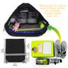 BeeGreen 30 Pieces Black Drawstring Backpacks Bulk Cinch Bags, Reflective String Backpacks DIY for Gym Sport Trip view 3