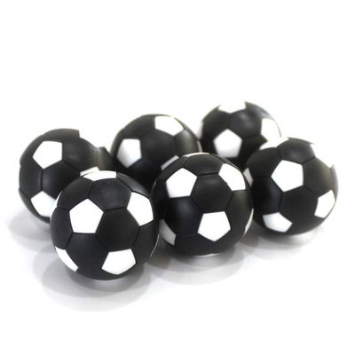 BESPORTBLE Table Soccer Footballs 12 Pack Replacement Balls for Boys and Girls' Toys 32mm Diameter White/Black for Home or School
