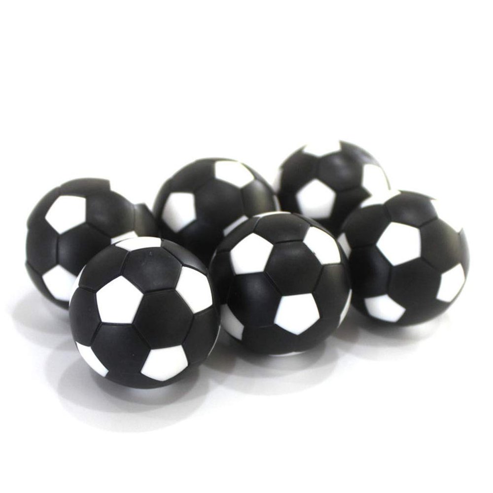 BESPORTBLE Table Soccer Footballs 12 Pack Replacement Balls for Boys and Girls' Toys 32mm Diameter White/Black for Home or School