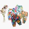 Sanlutoz Floral Baby Girl Pants Soft Summer Toddler Long Trousers Fashion Cotton (2-3 months/90cm, BPS2018-NV) view 3