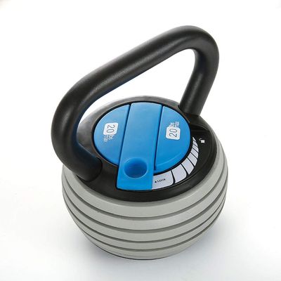 AGYH Kettlebells Fitness Kettlebell, Adjustable Weight 10lb-40lb, Used For Core Training Muscle Training Strength Training Equipment (Color : Black+Blue)