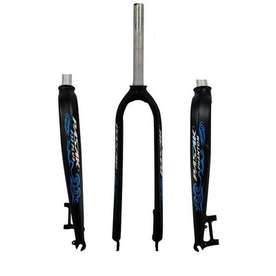 GYPING MTB Frosted Rigid Forks,Ultralight Aluminum Alloy 26/29inch Fork Bicycle Accessories for Support Hydraulic Disc Brake,Blue-29 inch