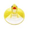 AnHua Foldable Cartoon Duck Children Raincoat UFO Shape Rain Hat Cape Umbrella (Yellow, L) view 1