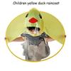 AnHua Foldable Cartoon Duck Children Raincoat UFO Shape Rain Hat Cape Umbrella (Yellow, L) view 2