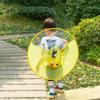 AnHua Foldable Cartoon Duck Children Raincoat UFO Shape Rain Hat Cape Umbrella (Yellow, L) view 3
