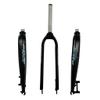 GYPING MTB Frosted Rigid Forks,Ultralight Aluminum Alloy 26/29inch Fork Bicycle Accessories for Support Hydraulic Disc Brake,Black-26 inch view 1