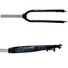 GYPING MTB Frosted Rigid Forks,Ultralight Aluminum Alloy 26/29inch Fork Bicycle Accessories for Support Hydraulic Disc Brake,Blue-27.5 inch view 3