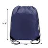 BeeGreen 20 Pieces Navy Blue Drawstring Bag for Birthday Christmas Gym Sports Polyester Multipurpose Cinch Sackpack for Heat Vinyl and Tie Dye Pull String Sinch Sacks view 4