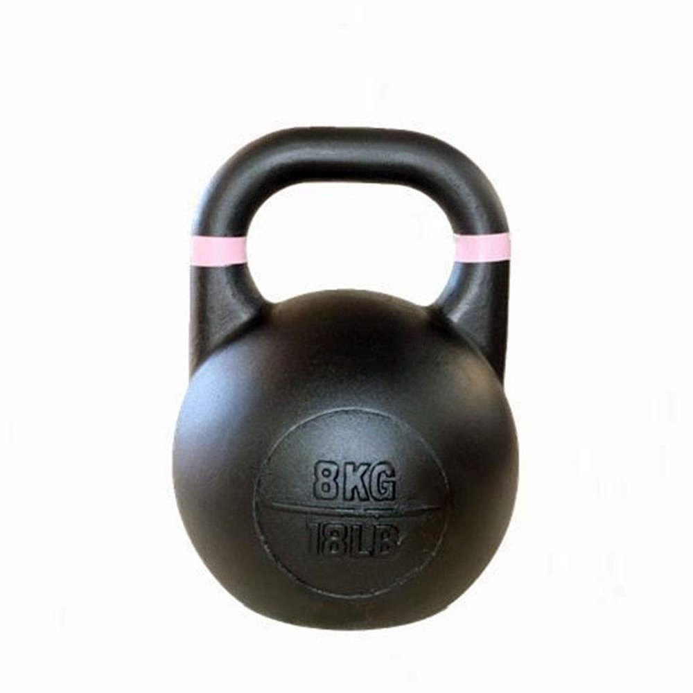 Kettlebells AGYH Competitive Competition, Black, Muscle Training Strength Training Dumbbell Barbell, 8kg/12kg/16kg/20kg/24kg (Size : 8kg/17.6lb)