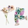 Sanlutoz Floral Baby Girl Pants Soft Summer Toddler Long Trousers Fashion Cotton (3-4 years/100cm, BPS2018-GR) view 2