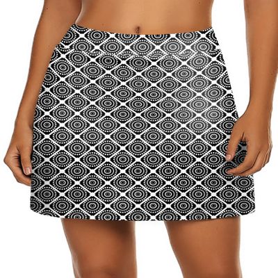 Ekouaer Women Workout Skirt Pleated Tennis Active Skirts Cute Golf Running Skorts Casual Solid Short Skort Sportswear with Ball Pockets