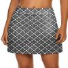 Ekouaer Women Workout Skirt Pleated Tennis Active Skirts Cute Golf Running Skorts Casual Solid Short Skort Sportswear with Ball Pockets view 1