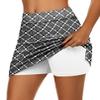 Ekouaer Women Workout Skirt Pleated Tennis Active Skirts Cute Golf Running Skorts Casual Solid Short Skort Sportswear with Ball Pockets view 3