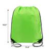 BeeGreen 20 Pieces Green String Bags Bulk Lightweight Durable Drawstring Gym Backpacks for Christmas Travel Sports Plain Cinch Storage Sackpack Bags for Women and Men view 4