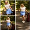 Ekouaer Skorts for Women Sport Running Skirts Golf Tennis Outdoor Workout Activewear Two Layer Inner Short Athletic XS-XXL view 3